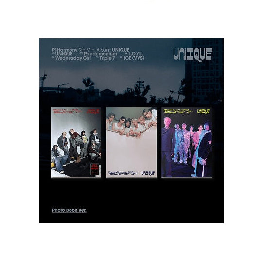 P1HARMONY - UNIQUE (9th Mini Album) - Photobook Version