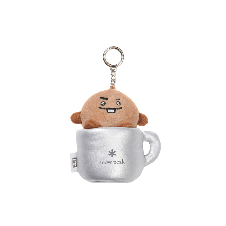 [PRE-ORDER] SHOOKY Keyring (BT21 x Snowpeak)